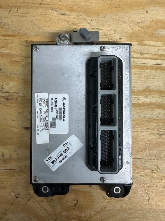 2006 Mercury DFI 115 OPTIMAX Computer ECU PCM 897906 003 Control Unit PCM0701