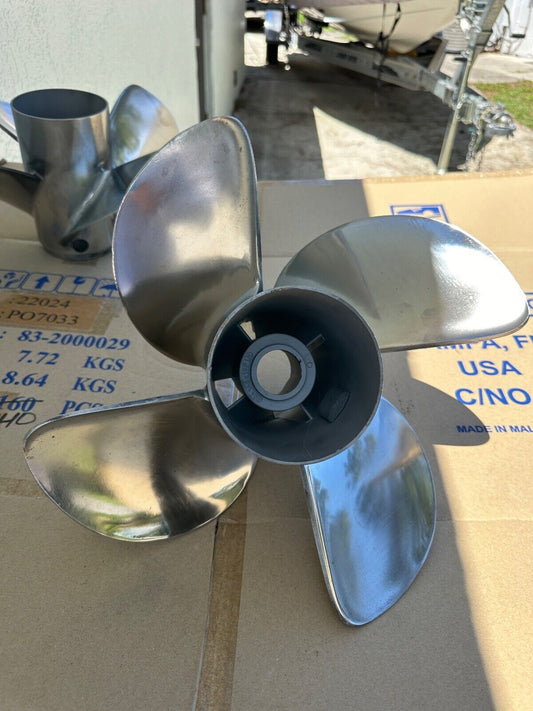 Mercury Revolution 4 (14.6" x 19") LH Propeller, 8M0127030 8M0151320 Rev 4 Prop